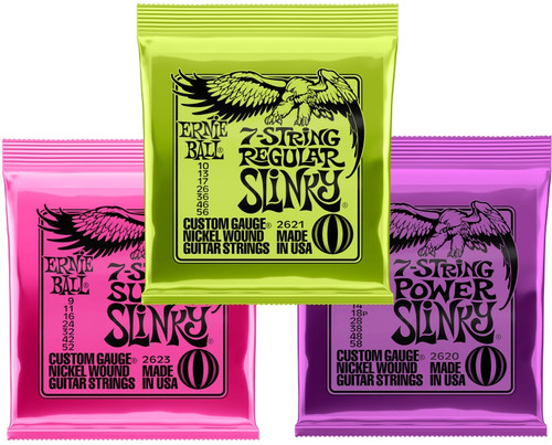 Ernie Ball 7-String Slinky Electric Guitar Strings Ireland