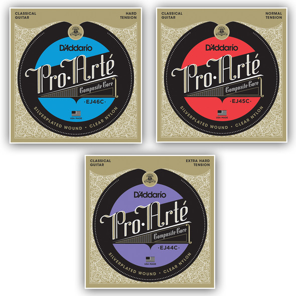 D'Addario Pro Arte Composite Clear Nylon Classical Guitar Strings