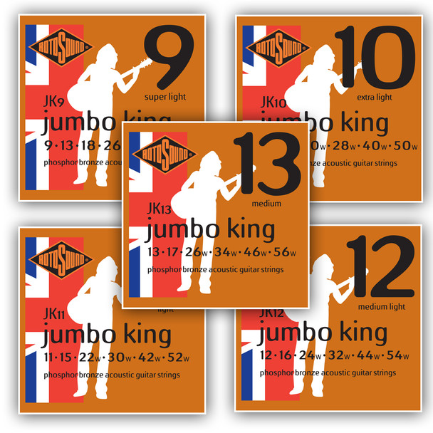 Rotosound Jumbo King Acoustic Guitar Strings