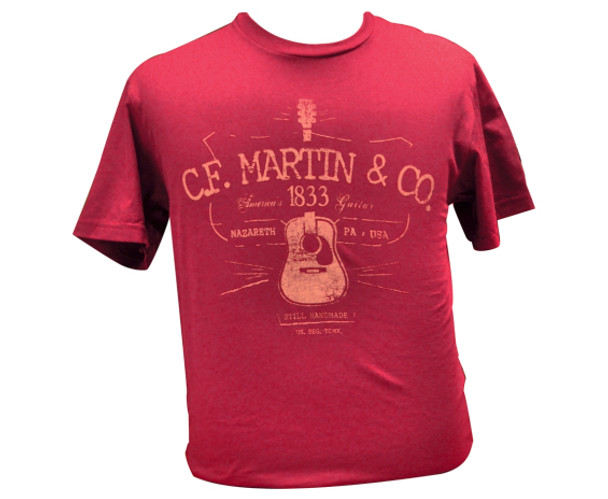 Martin D28 Red T-Shirt Ireland