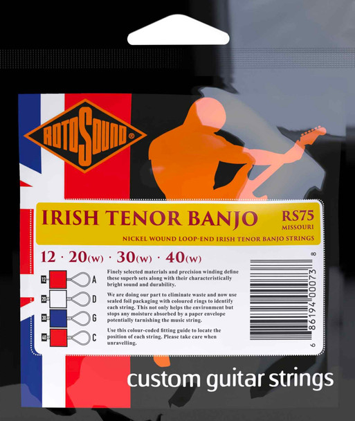 Rotosound Tenor Banjo Loop-End Strings Ireland