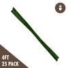 4' Green Bamboo Stakes (25-pac