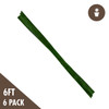 6' Green Bamboo Stakes Heavy D