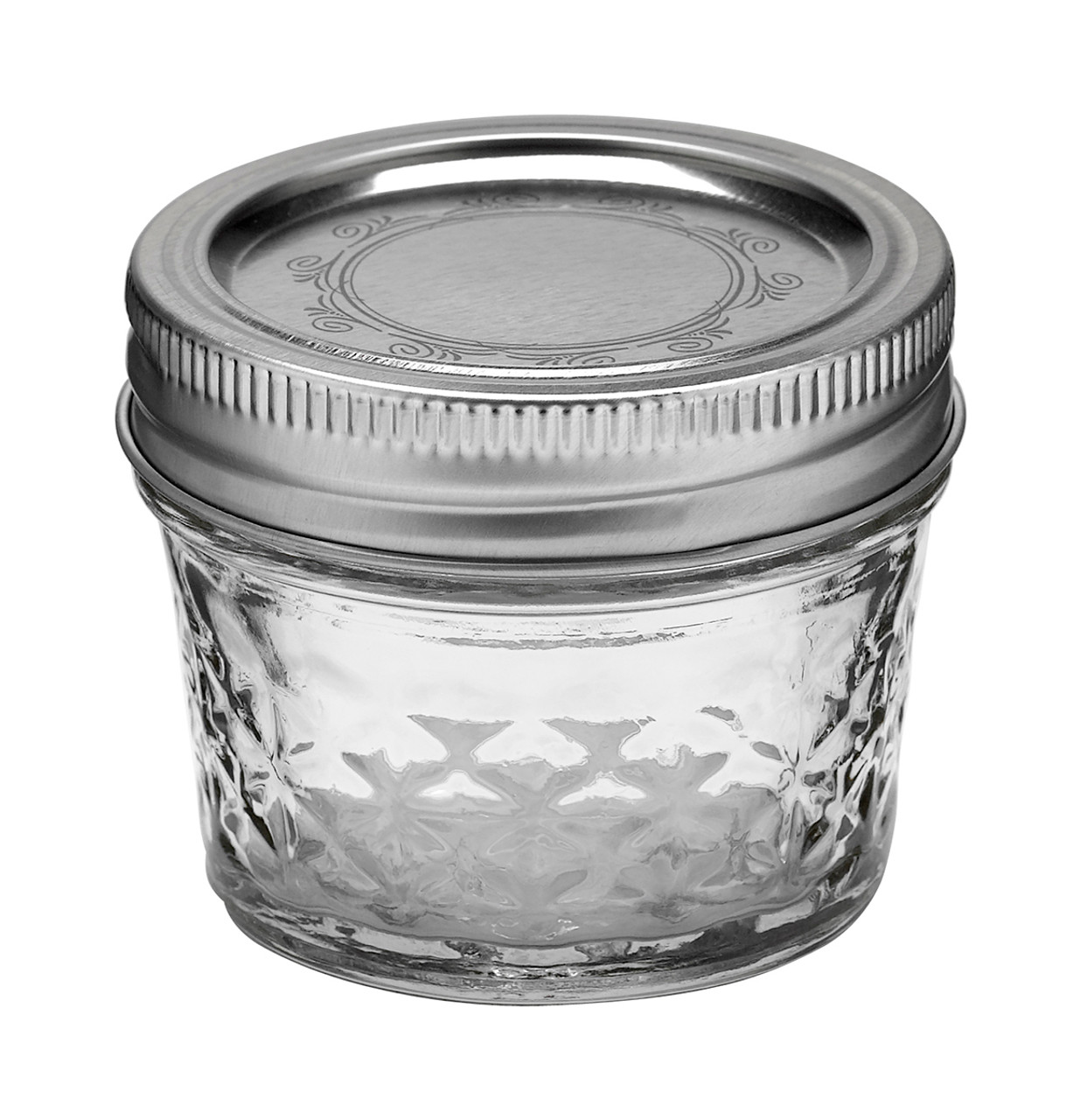 Quilted Crystal Ball Jar 4 oz