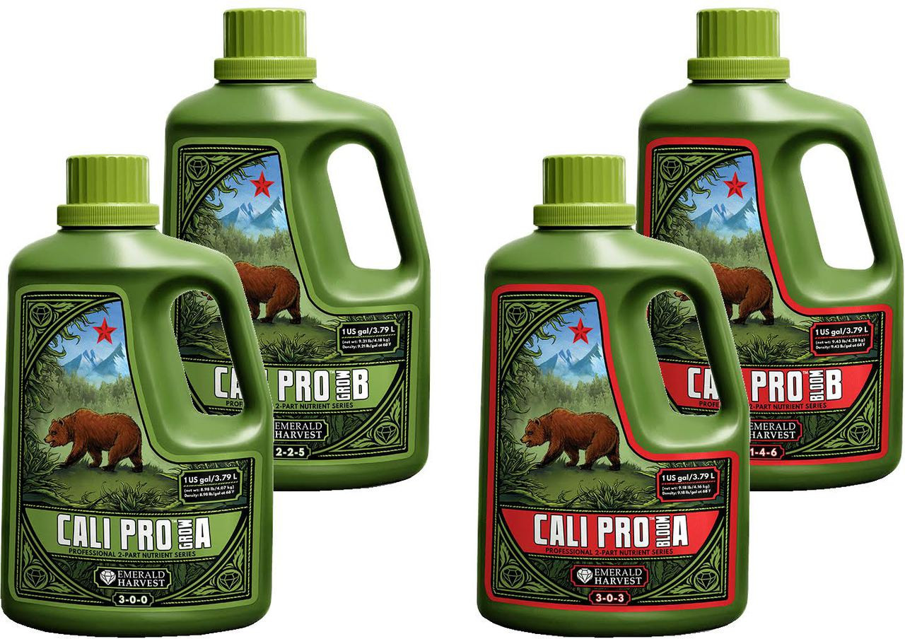 Emerald Harvest Cali Pro Professional 2 Part Nutrient Series