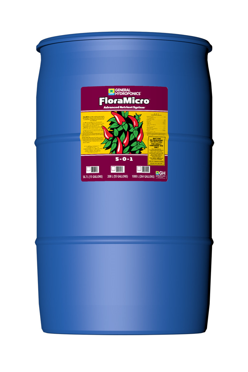 General Hydroponics FloraMicro 55 Gallons