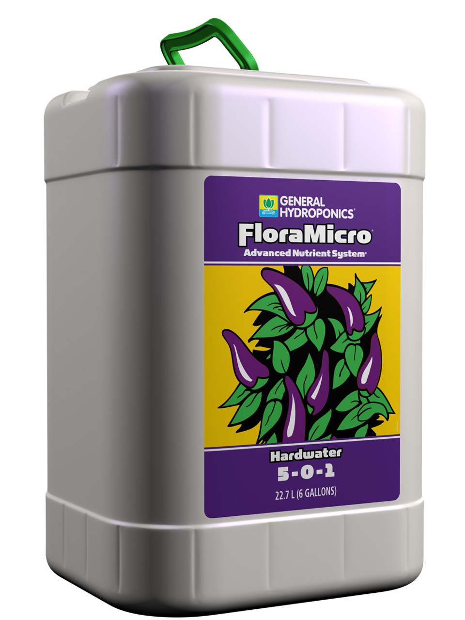 General Hydroponics FloraMicro Hardwater 6 Gallons