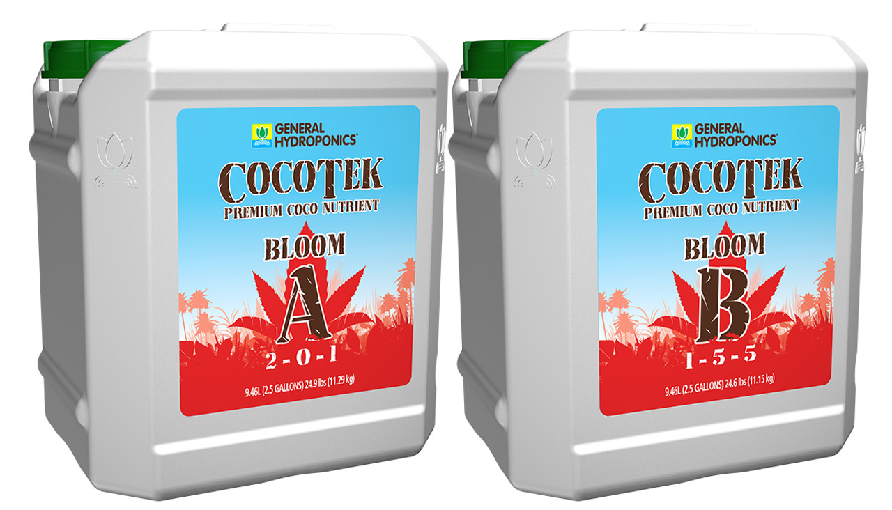 General Hydroponics CocoTek Bloom A & B (Set of 2.5 Gallons)