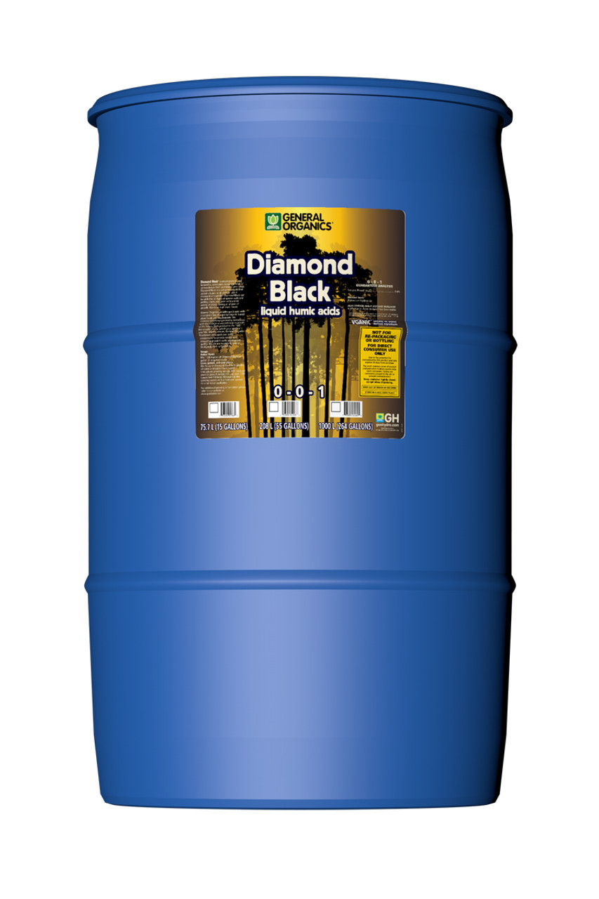 General Organics Diamond Black 55 Gallons
