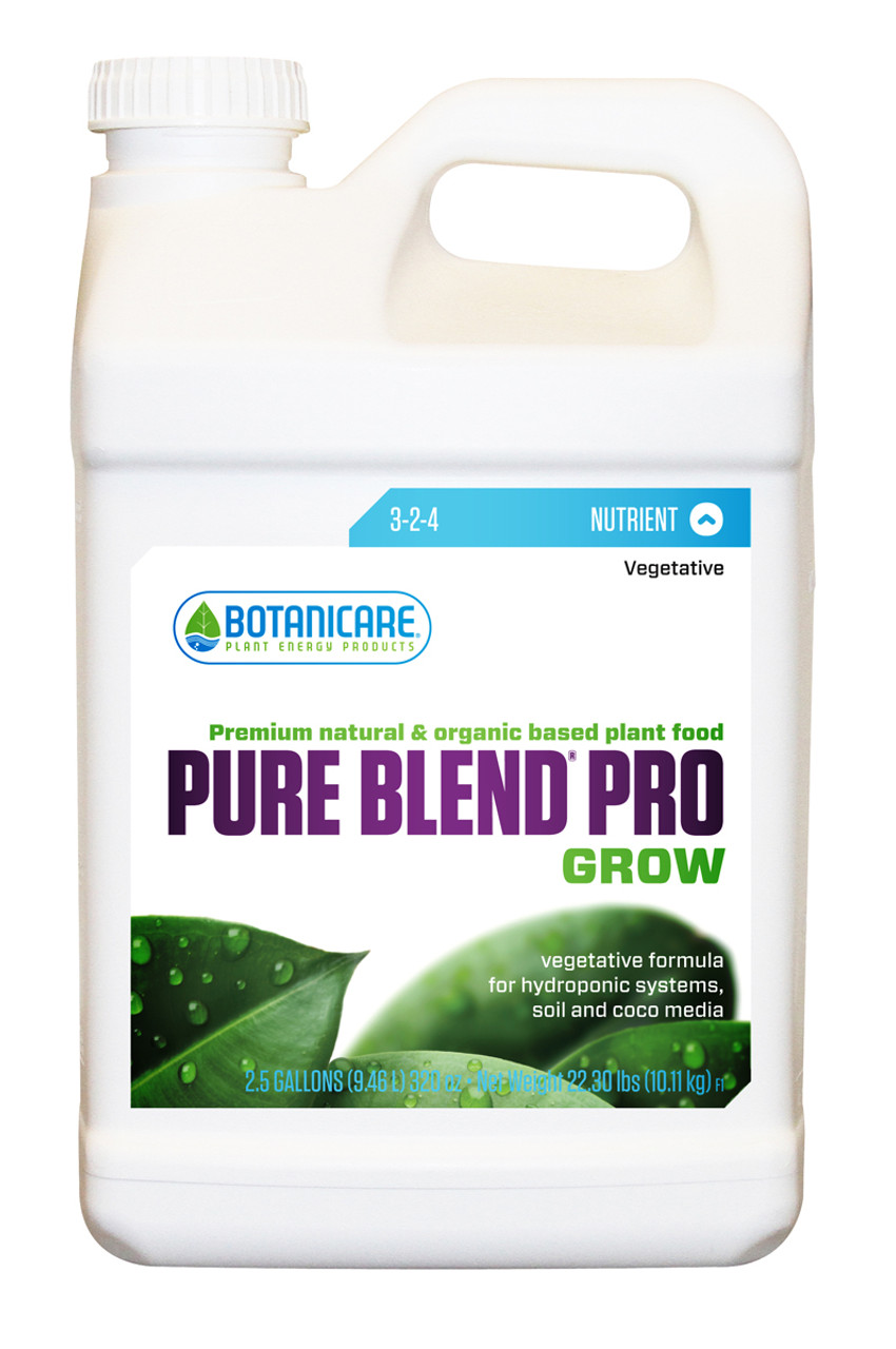 Botanicare Pure Blend Pro Grow 2.5 Gallons