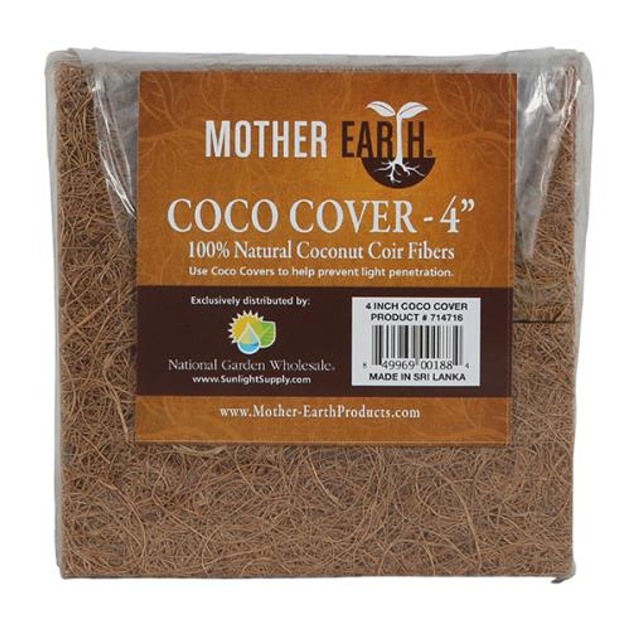 Mother Earth 4" Coco Covers, Pack of 10