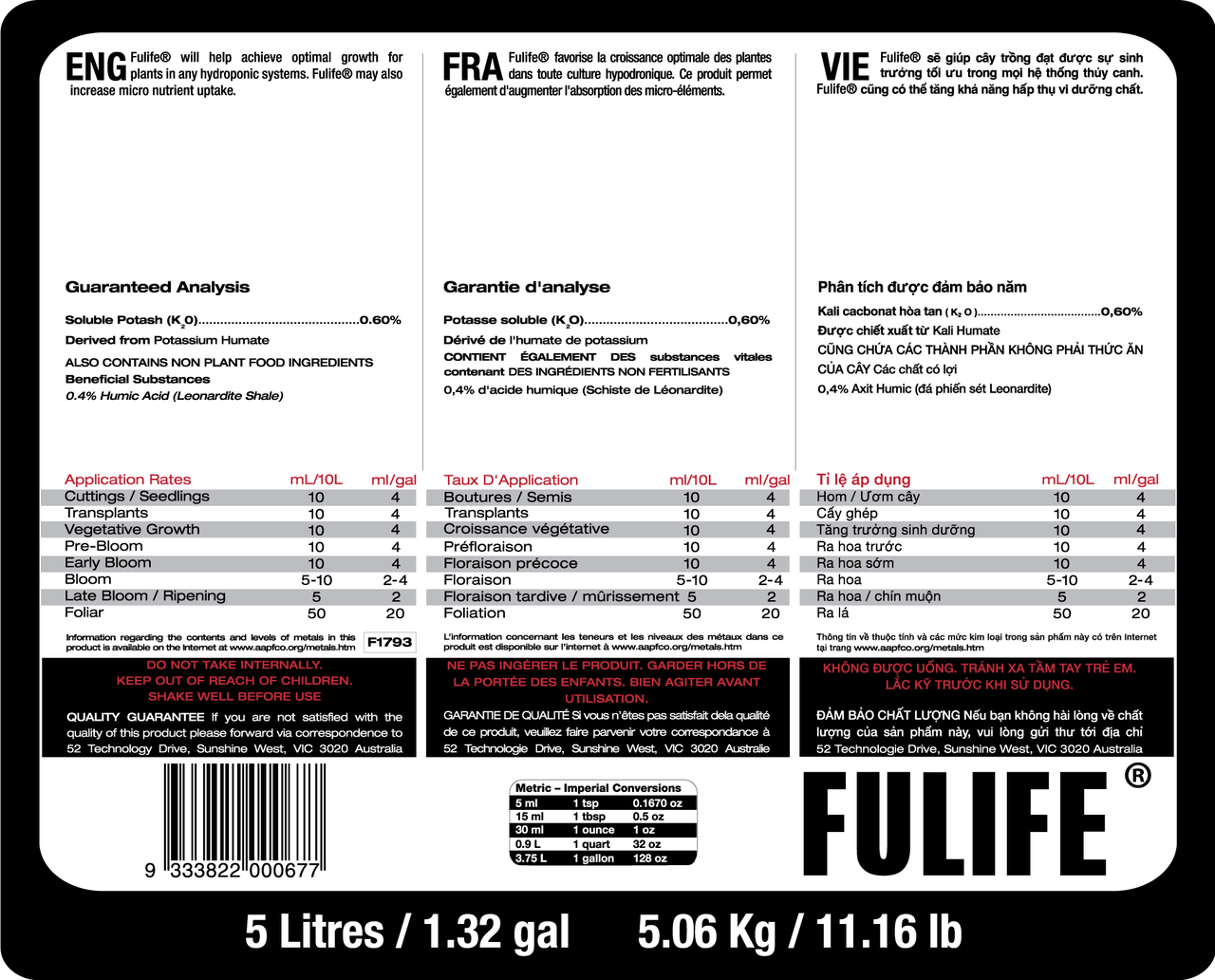 Nutrifield Fulife 20 Liters