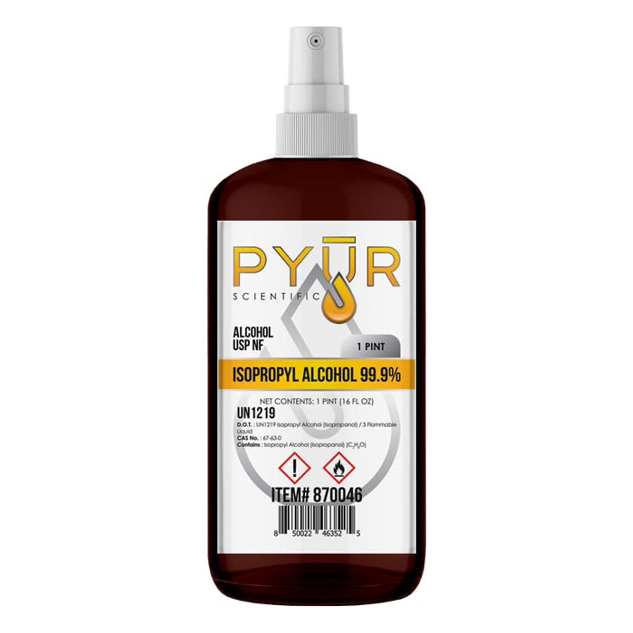 Pyur Scientific ISO 99.9% 16oz