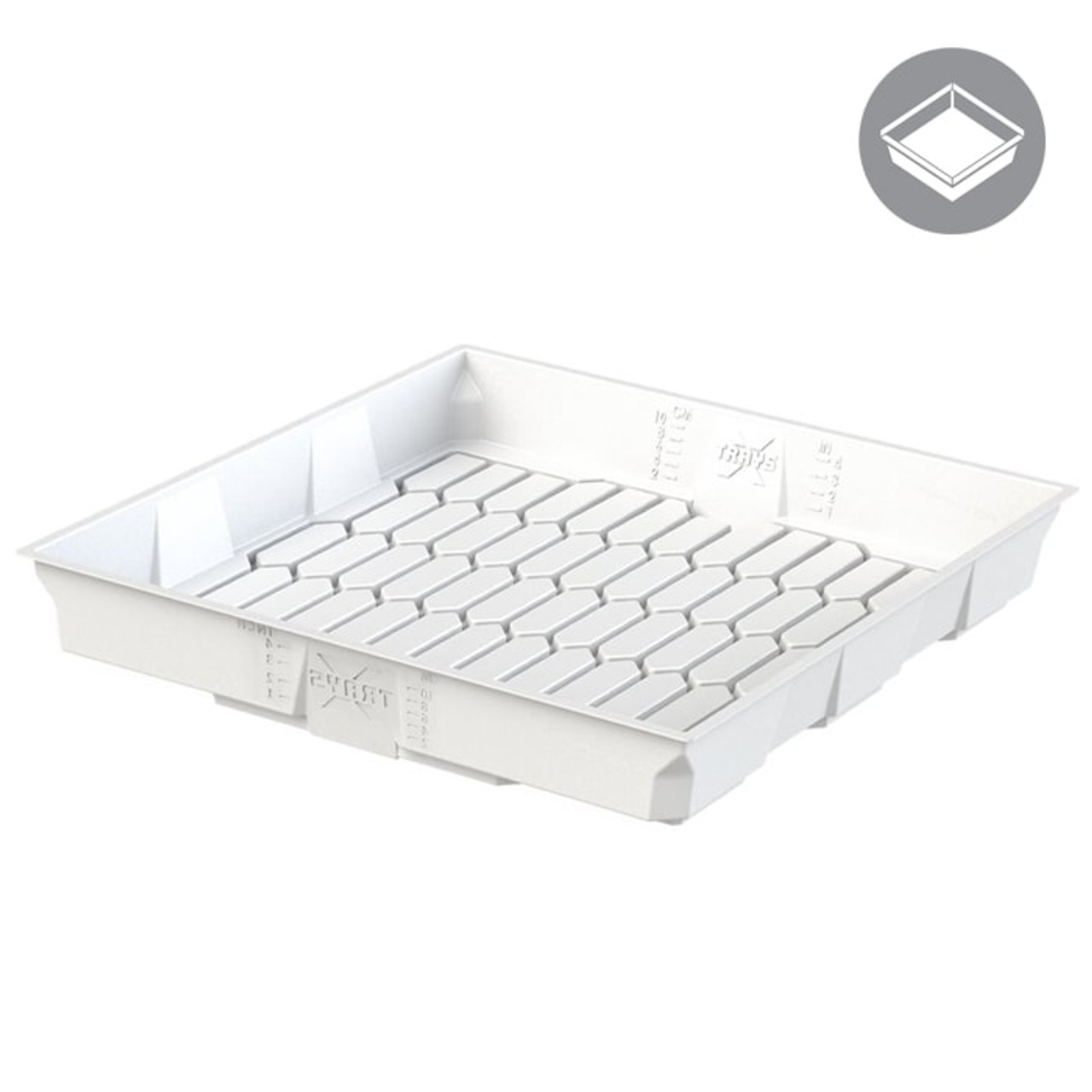 4x4 White X-Trays Flood Table