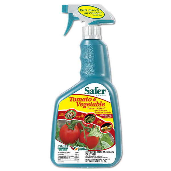 Safer Tomato and Vegetable Insect Killer 32 oz RTU
