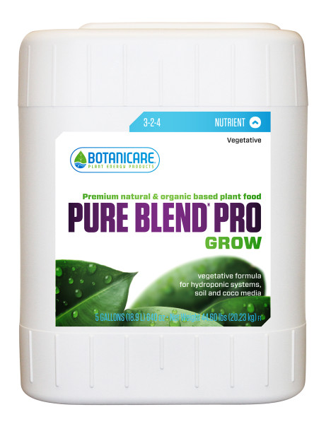 Botanicare Pure Blend Pro Grow 5 Gallons