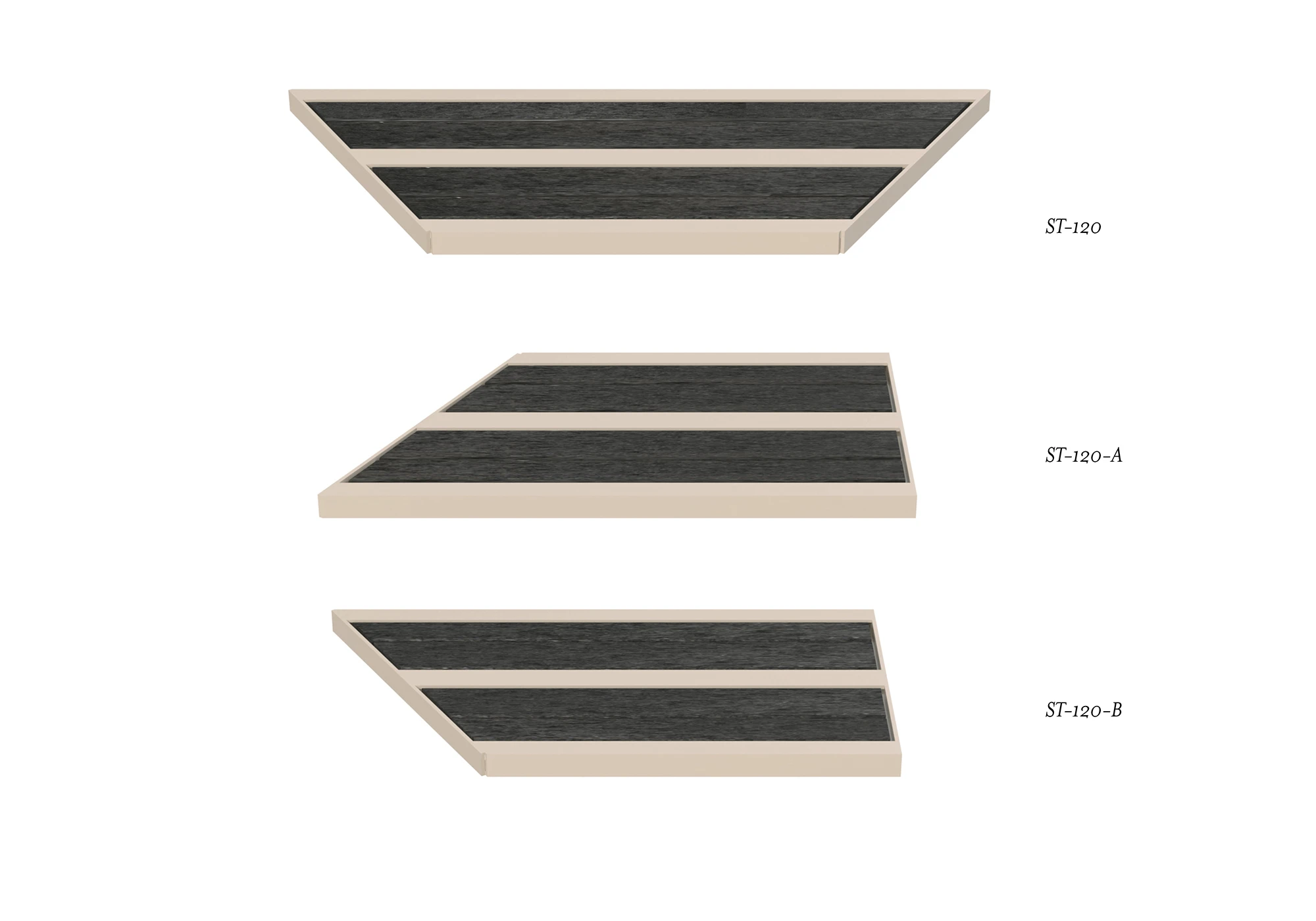Struct Miter 120° Seat Component