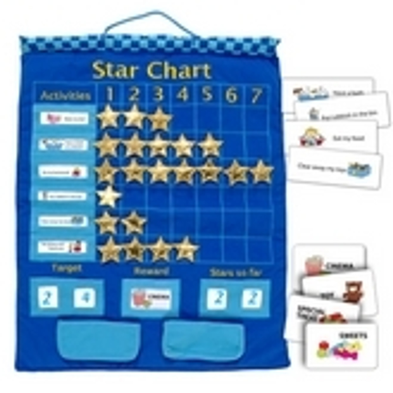 By Fiesta Crafts Magnetic Star Reward Chart For Child Kids Good Behaviour 