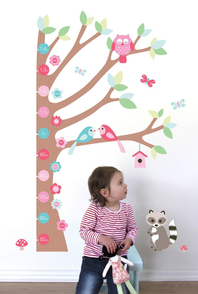 Growth Chart Stickers For Walls Watch Me Grow Vinyl Decal Sticker For