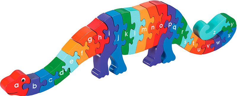 Lanka Kade Fair Trade Dinosaur Alphabet Jigsaw