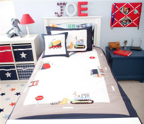Babyface Trucks & Diggers Duvet Set Cot Bed