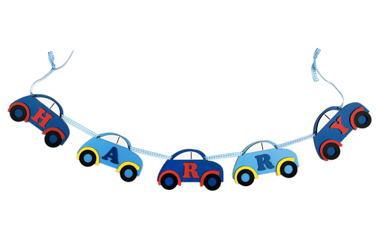 Wooden Car Garland