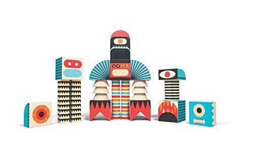 Uncle Goose Stack & Scare Blocks Rodney Monster