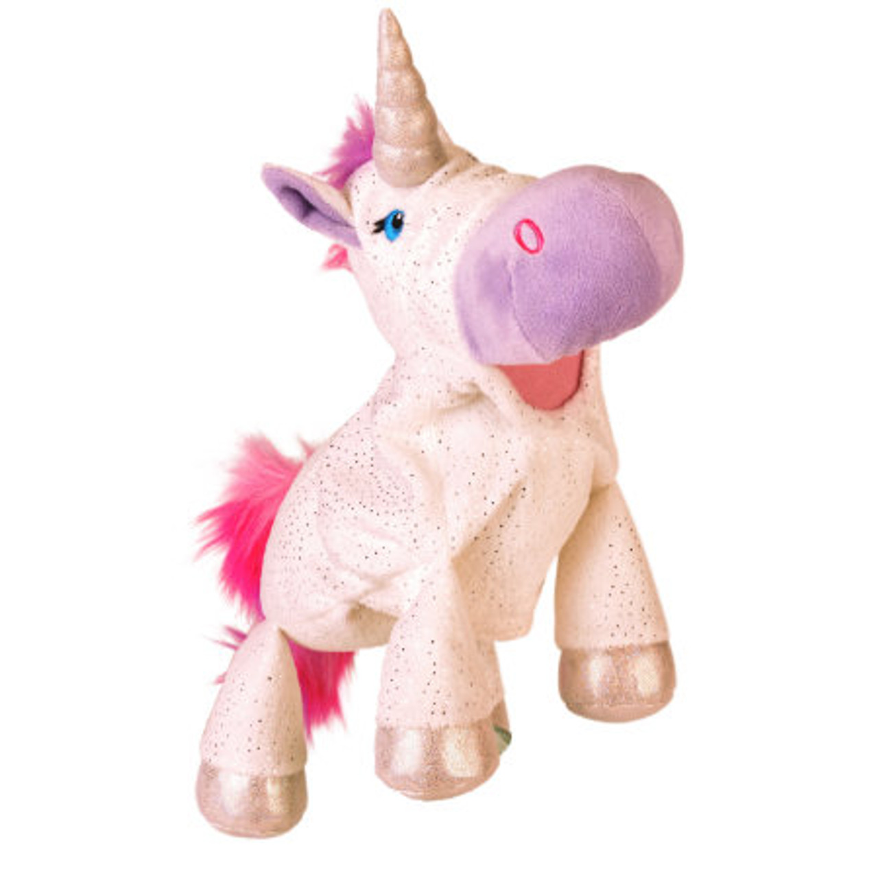 Unicorn Hand Puppet With Moving Mouth Fiesta Crafts