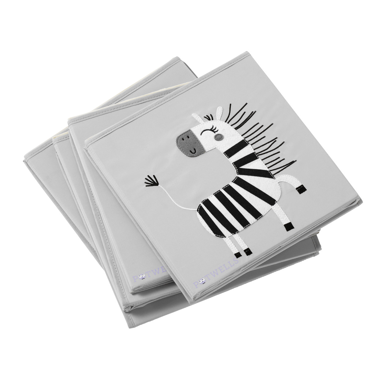 Zebra Storage Box Nursery Fabric Storage