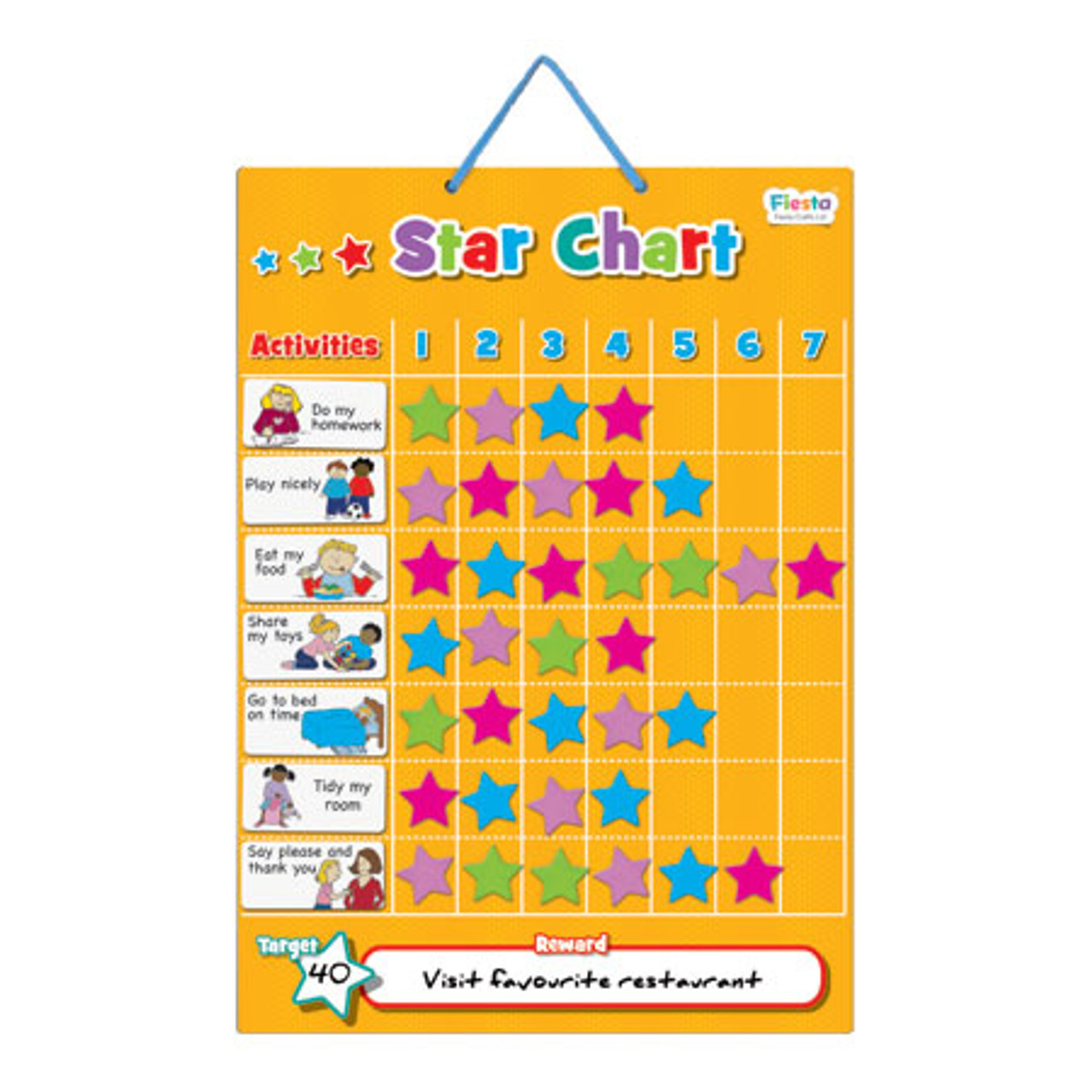 Fiesta Crafts Fabric Star Chart