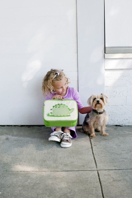 Beatrix NY Alister the Dinosaur Insulated Lunch Box - Durable and Safe (BPA  and PVC Free) unisex (bambini)