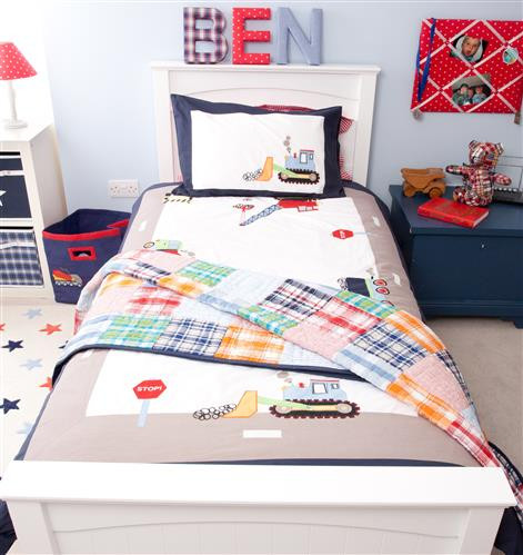 Babyface Trucks & Diggers Duvet Set Cot Bed