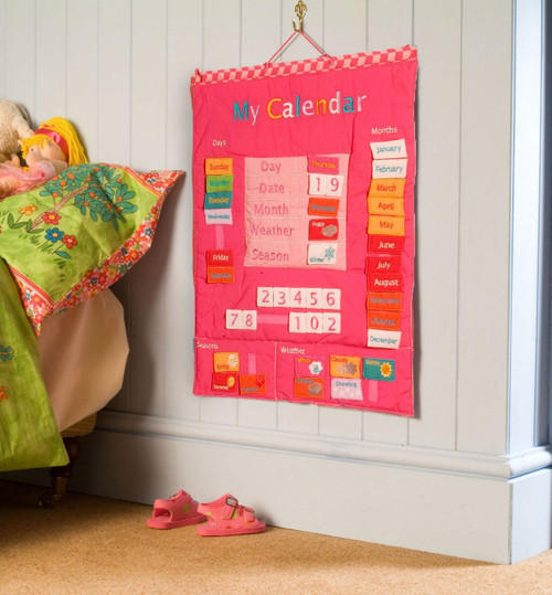 My Calendar MultiColour Fabric Fiesta Crafts