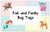 Fab and Funky Bag Tag - Name Tapes and Labels