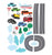 Childrens Wall Stickers - Wallies - Around Town Sheet 2