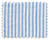 Blue Candy Stripe Letter - Fabric Letters