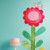 Big Flower Growth Chart - Kids Vinyl Wall Decals