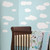 Roommates White Clouds Wall Stickers