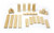 Tegu Magnetic Wooden Block Set (24 piece, Natural)