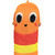 YuYu  Warm Worm long hot water bottle - Olivia Orange