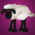 Childrens Mirrors - Nursery Sheep Mirror