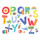 Childrens wall stickers - Wallies - Alphabet Fun Sheet 2