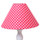 Red Dotty Lampshade - Childrens Bedroom
