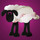 Childrens Mirrors - Nursery Sheep Mirror