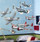 Big Mural Aeroplane Wall Stickers - Kids Wall Stickers