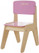 Childrens Pink Wooden Chair - Millhouse