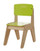 Childrens Green Wooden Chair - Millhouse
