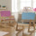 Childrens Pink Wooden Rocking Chair - Millhouse