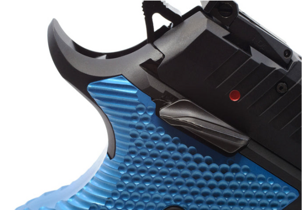 Arex Alpha Aluminium Grips Blue