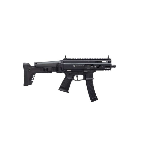 Grand Power Stribog SP9A3S 9mm 5" SBR Enhanced Black